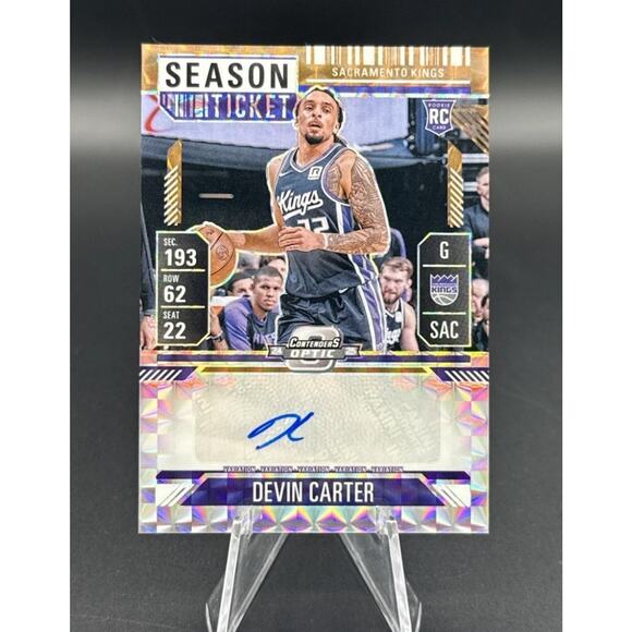 2024-25 PANINI MOSAIC BASKETBALL DEVIN CARTER AUTO /75 - Picture 1 of 2